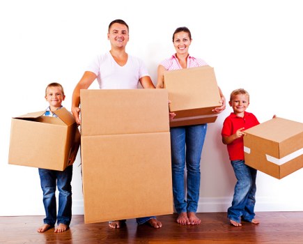 Professional removal team handling a Battersea home move