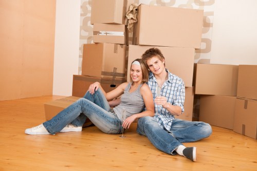 Removal company helping with a home move in Battersea