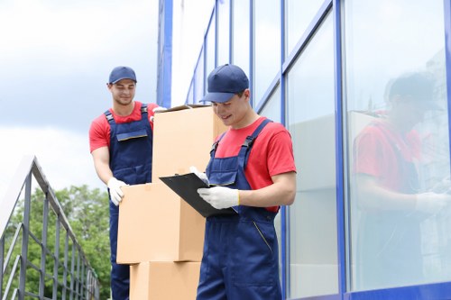 Professional same day removals in Battersea with moving van ready for urgent loading