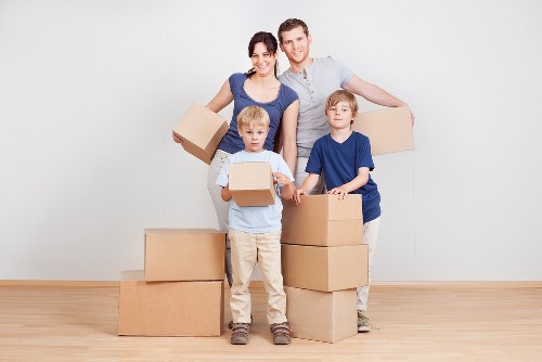 House movers in Battersea transporting boxes with care and efficiency
