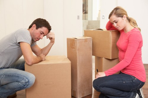 Professional movers handling a residential relocation in Battersea