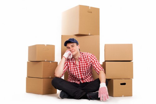 Careful loading of furniture during a Battersea same day removal